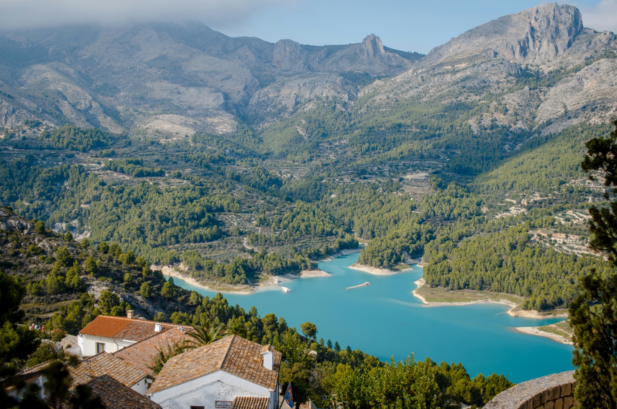 Guadalest reservoir Spain