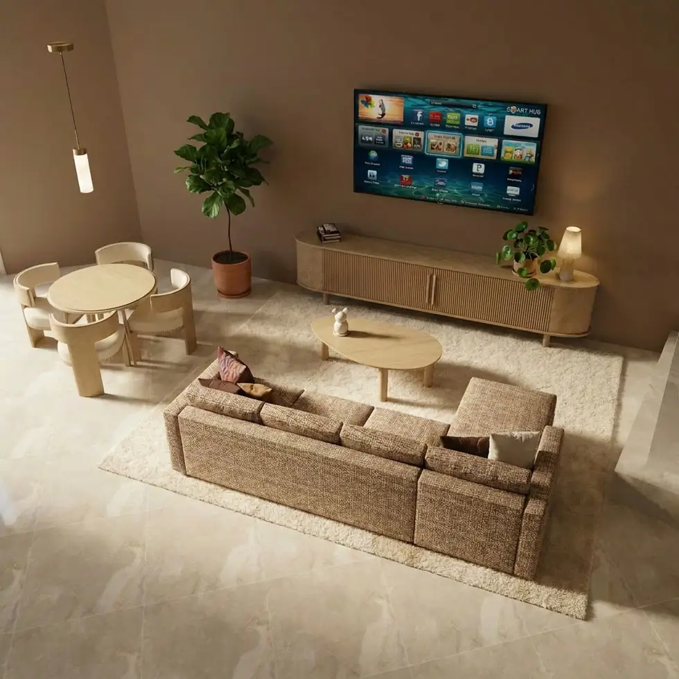 Woonkamer van Villa SoCa
